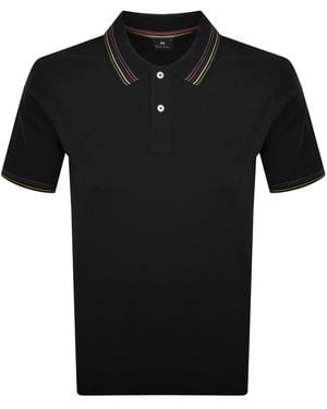 Paul Smith Regular Fit Polo T Shirt - Black