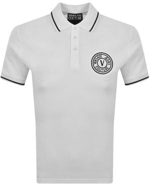 Versace Jeans Couture Couture Polo T Shirt - Grey