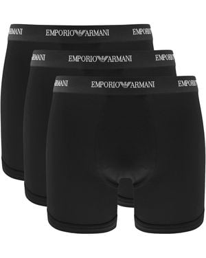Armani Emporio 3 Pack Boxers - Black