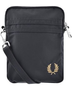 Fred Perry Brentham Nylon Side Bag - Black