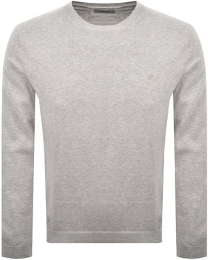 Replay Crew Neck Knit Sweater - Gray