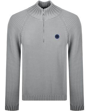 HUGO Selioh Knit Sweater - Gray