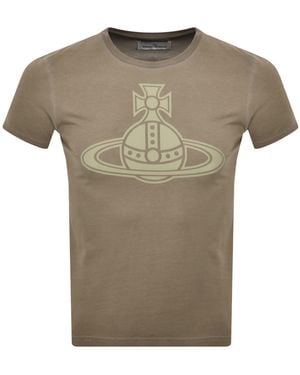 Vivienne Westwood Paris Orb Peru T Shirt - Grey