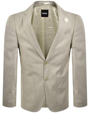 BOSS BUSINESS Boss Janson Blazer Jacket - Grey