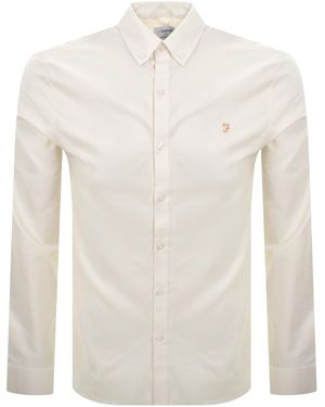 Farah Farah Brewer Long Sleeve Shirt - White