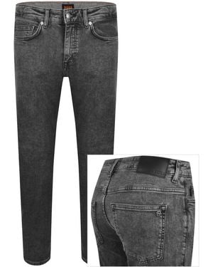 BOSS Boss Delaware Slim Fit Jeans - Grey