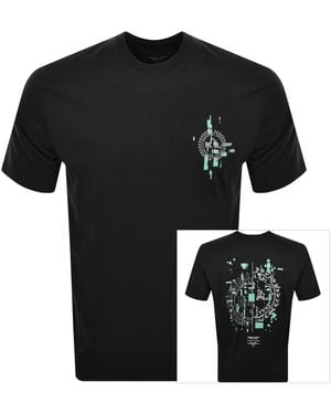 Marshall Artist Glitch Theory T Shirt - Black