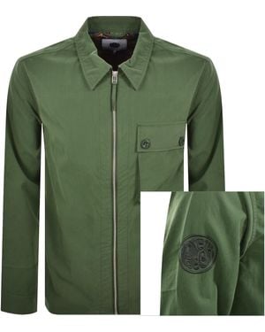 Pretty Green Feltham Overshirt - Green