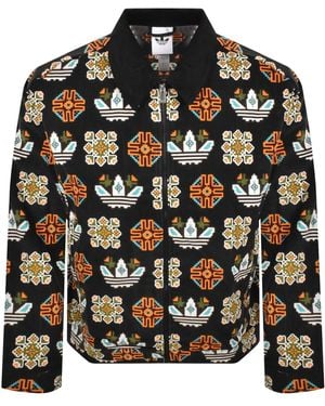 adidas Originals Monogram Corduroy Jacket - Black