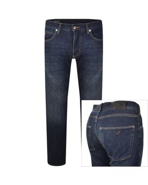 Armani Emporio J45 Regular Fit Jeans - Blue