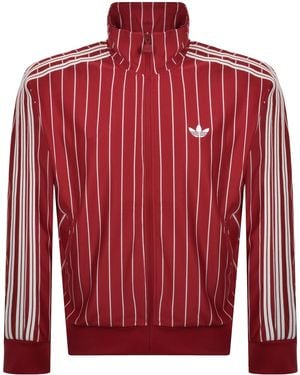 adidas Originals Pinstripe Track Top - Red