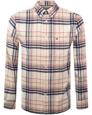 Tommy Hilfiger Flannel Shirt - Natural