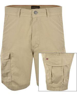 Napapijri Noto 2.0 Cargo Shorts - Natural