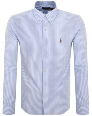 Ralph Lauren Knit Oxford Shirt - Blue