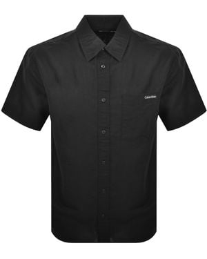 Calvin Klein Jeans Linen Shirt - Black