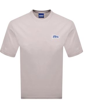 HUGO Nohatio T Shirt Pastel - Grey