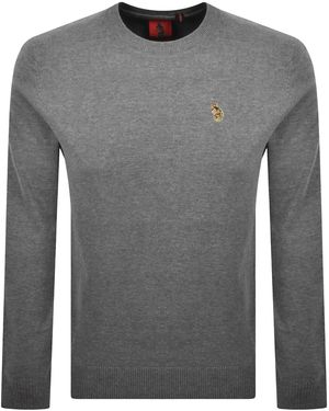 Luke 1977 Gerard 3 Knit Jumper - Grey
