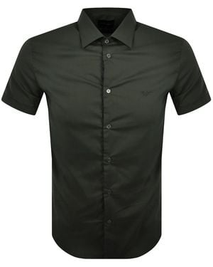 Armani Emporio Short Sleeved Shirt - Green
