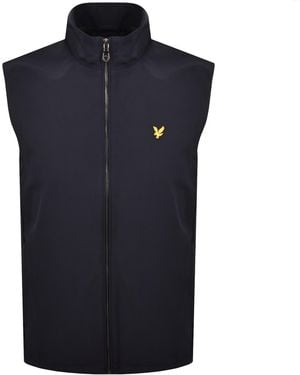 Lyle & Scott Softshell Gilet Dark - Blue