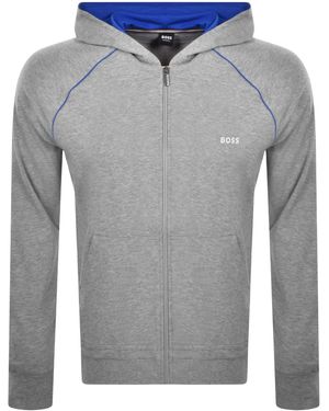 BOSS BUSINESS Boss Mix And Match Full Zip Hoodie - Grey