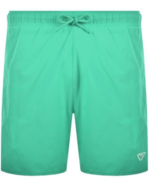 Armani Emporio Boxer Swim Shorts - Green