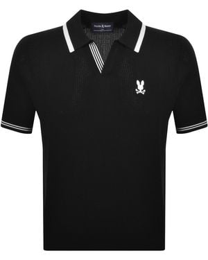 Psycho Bunny Innis Knit Polo - Black