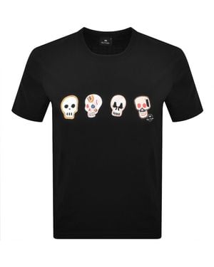Paul Smith Skull T Shirt - Black