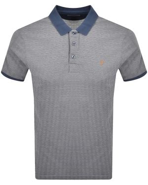 Farah Farah Sefton Polo T Shirt - Gray