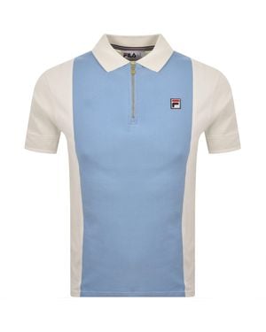 Fila Fila Pierro Cut And Sew Polo T Shirt - Blue