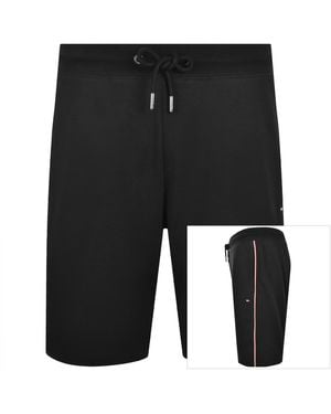 Tommy Hilfiger Global Stripe Sweat Shorts - Black