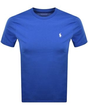Ralph Lauren Crew Neck Slim Fit T Shirt - Blue