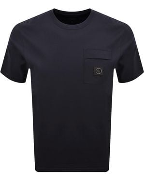 Marshall Artist Kyoto Pocket T Shirt - Blue