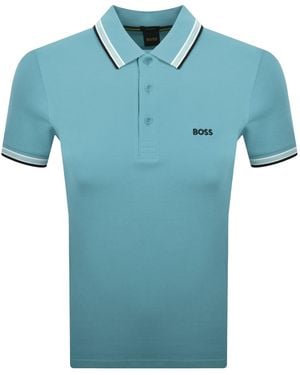 BOSS Boss Paddy Polo T Shirt - Blue
