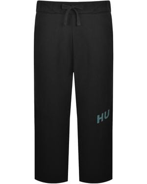 HUGO Straight Fit Joggers - Black