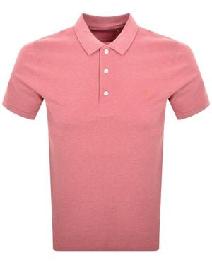 Farah Farah Blanes Polo T Shirt - Pink