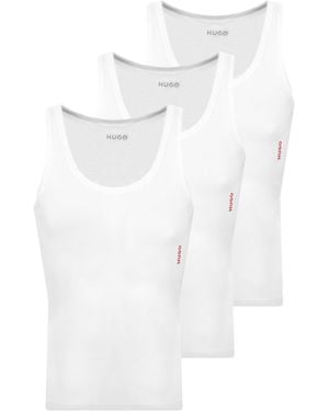 HUGO 3 Pack Vests - White