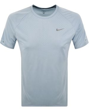 Nike Running Dri Fit T Shirt - Blue