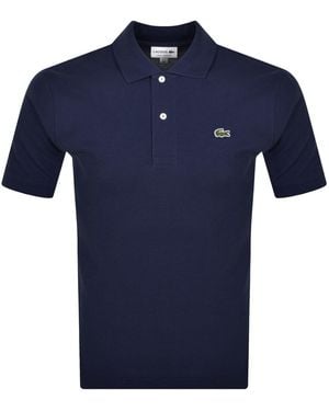 Lacoste Short Sleeved Polo T Shirt - Blue
