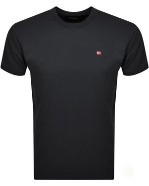 Napapijri Salis Sum Logo T Shirt - Black