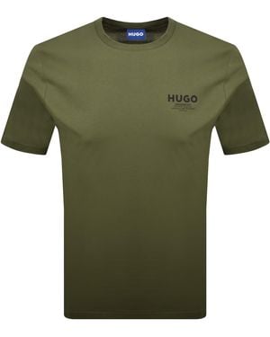 HUGO Nesptee T Shirt - Green