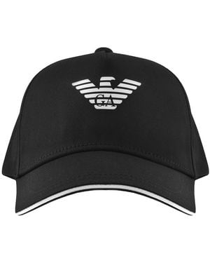 Armani Emporio Baseball Logo Cap - Black