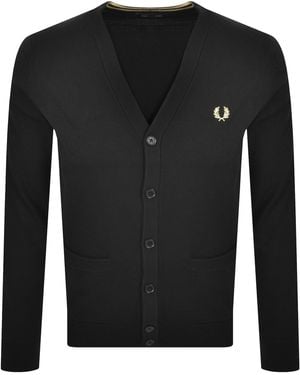 Fred Perry Classic Knit Cardigan - Black