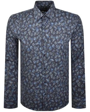 BOSS BUSINESS Boss C Joe Kent Shirt - Blue