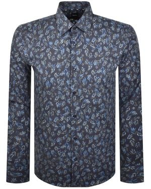 BOSS BUSINESS Boss C Joe Kent Shirt - Blue