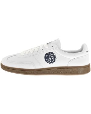 Pretty Green Ramblas Trainers - White