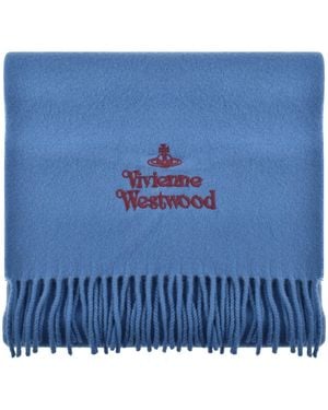 Vivienne Westwood Logo Scarf - Blue