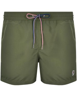Paul Smith Zebra Swim Shorts - Green