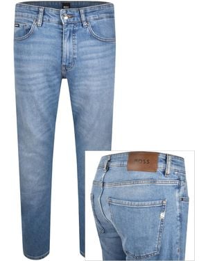 BOSS BUSINESS Boss Delaware Slim Fit Jeans Light Wash - Blue