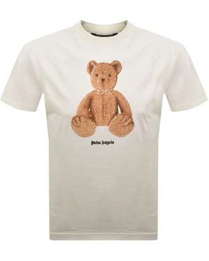 Palm Angels Bear T Shirt Off - Grey