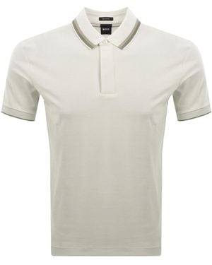 BOSS BUSINESS Boss Parris 18 Polo T Shirt - Grey